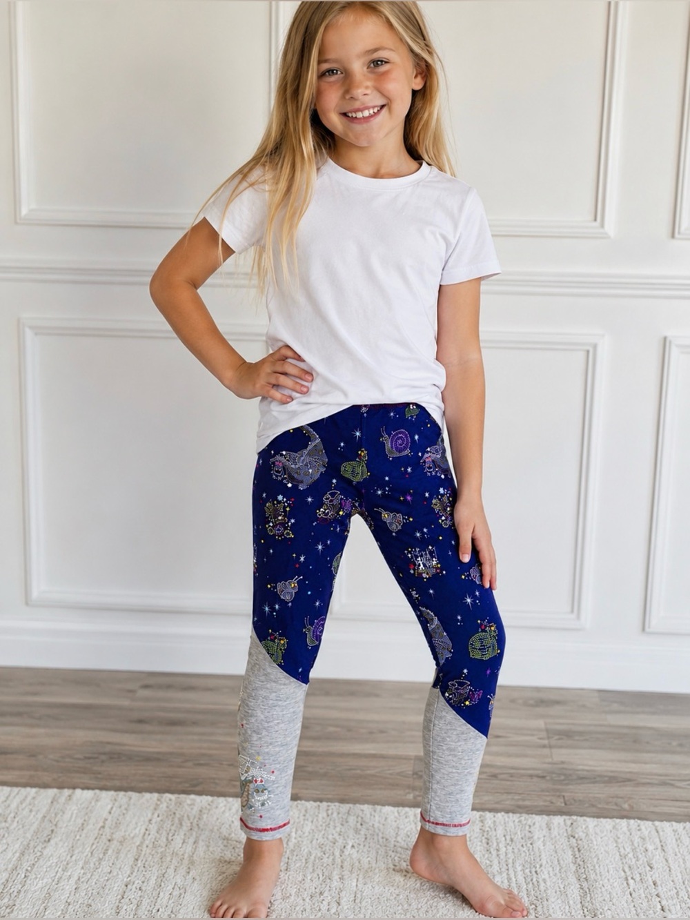 Disney Main Street Electrical Parade 50th Anniversary Leggings size 7/8